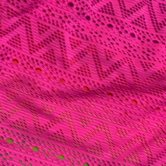 Swim tank top by OP, size large 10/12 Pink Multi - Picture 3 of 7